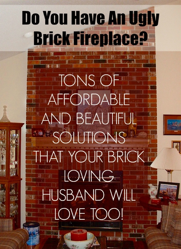 ugly red brick fireplace graphic Laurel Home