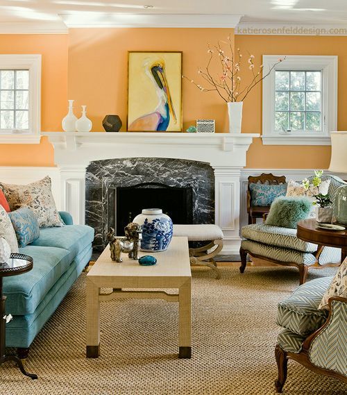 Feelin' a bit orange |orange decor | Laurel Home