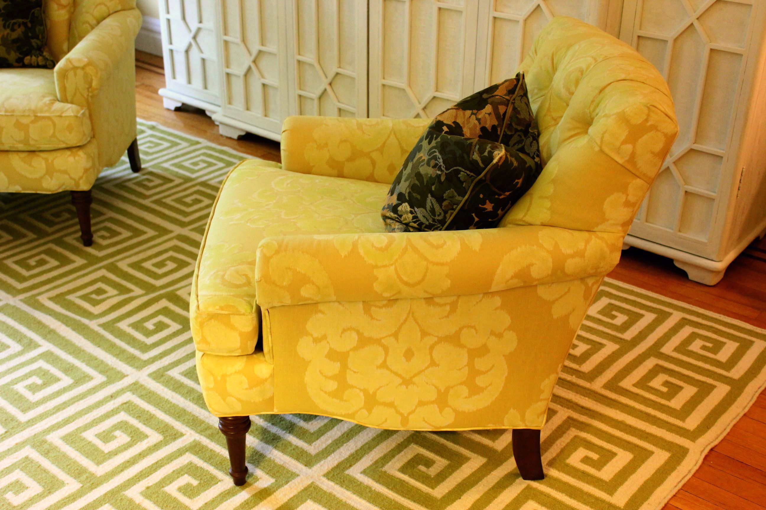 Painted Upholstered Furniture. Yes, upholstered! laurel home