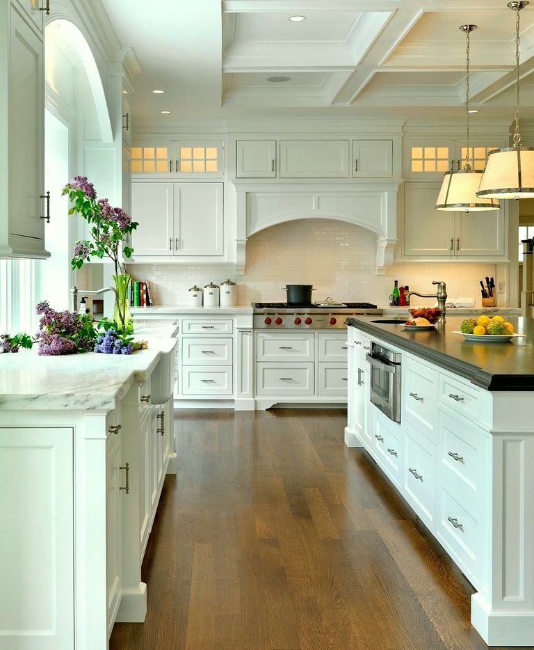 kitchen hardware for a classic white kitchen | Laurel Bern ...