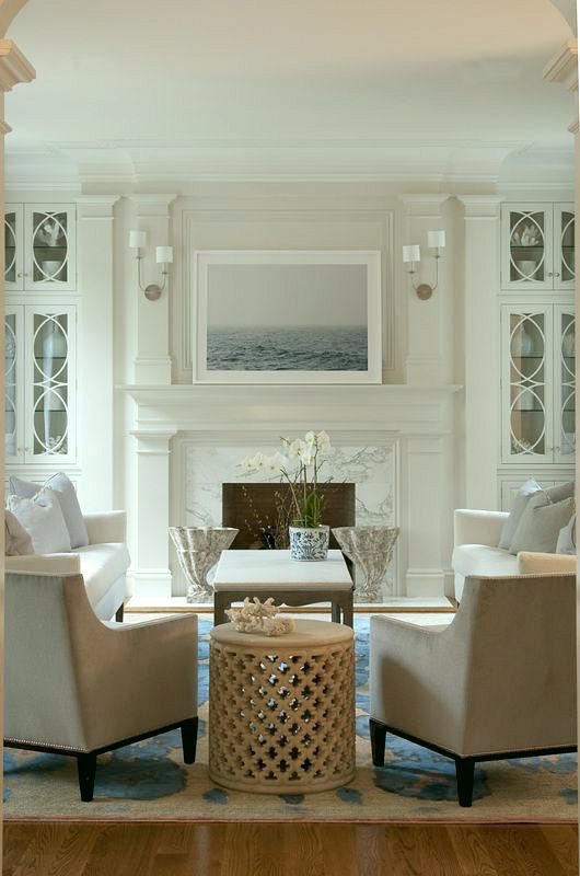 white living room decorationg ideas
