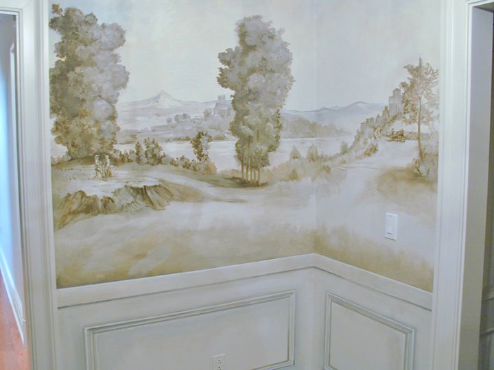 grisaille murals