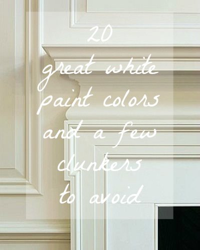 20 Great Shades of White Paint  and Some To Avoid