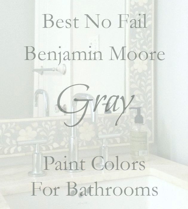 The Best No Fail Benjamin Moore Gray Bathroom Colors Laurel Home,Small Living Room Furniture Arrangement Ideas