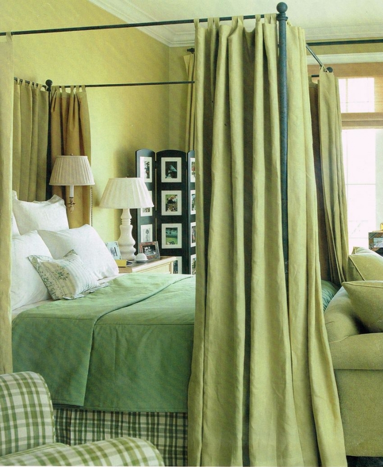 barbara-barry-green-chartreuse-bedroom