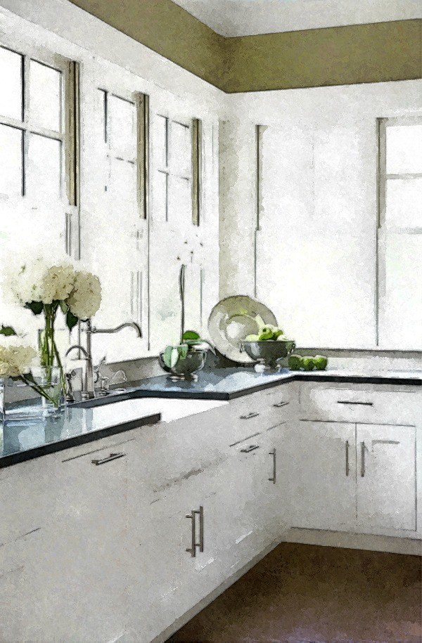 Kitchen-white_FotoSketcher-Top 25 Must See Kitchens on Pinterest - laurel home