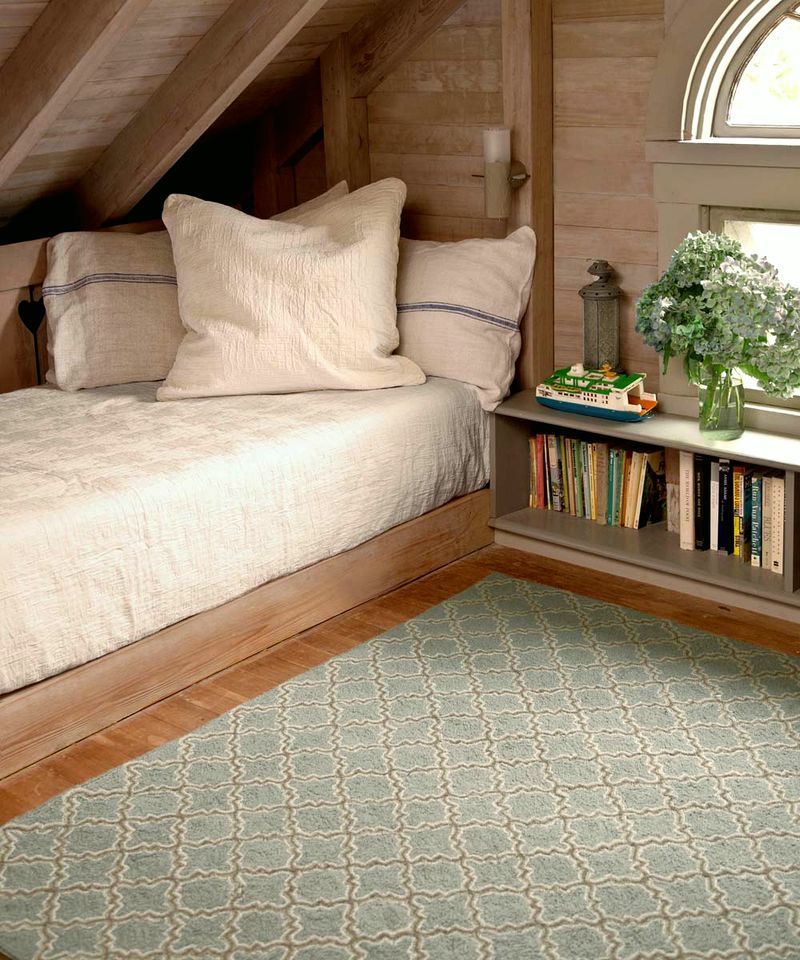 DA-plain-tin-slate-wool-micro-hooked-rug-L - area rugs