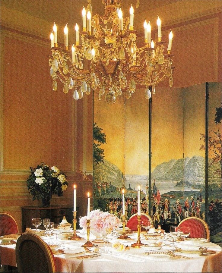 William Hodgins Zuber screen dining room