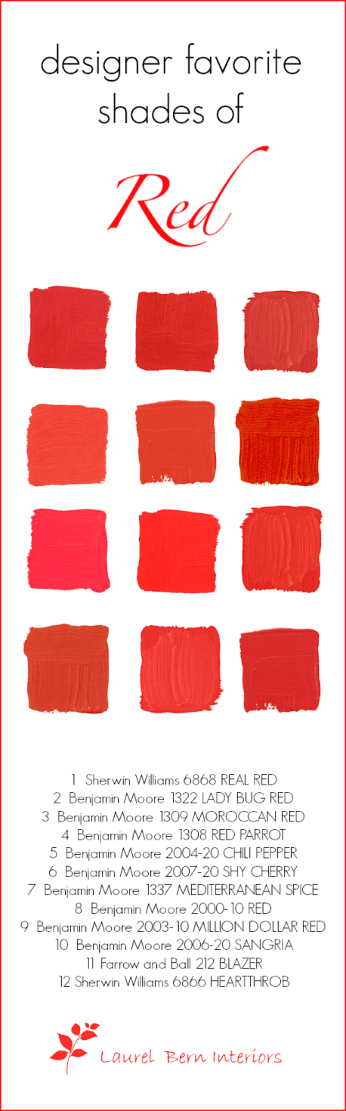 Are Red Paint Colors Passé? - Laurel Home