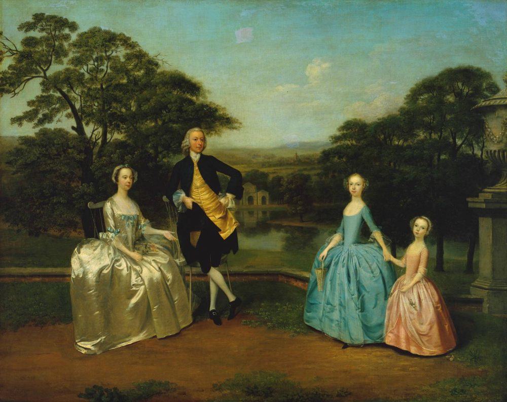 The James Family 1751 by Arthur Devis 1711-1787