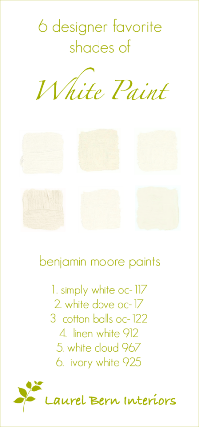 Benjamin Moore White Paint Chart