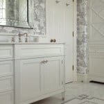 Bracing for the Storm | white bathroom vanity