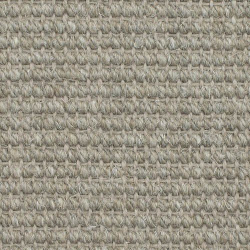 Crucial Trading Wool and Sisal ribbed carpet for area rug or wall to wall Country Limestone