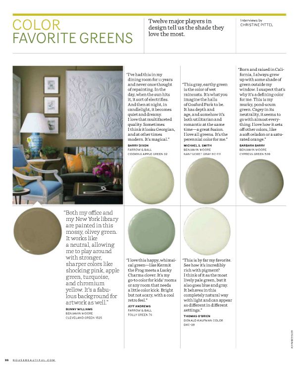 bunny-williams-cleveland-green - green paint colors that aren't called green