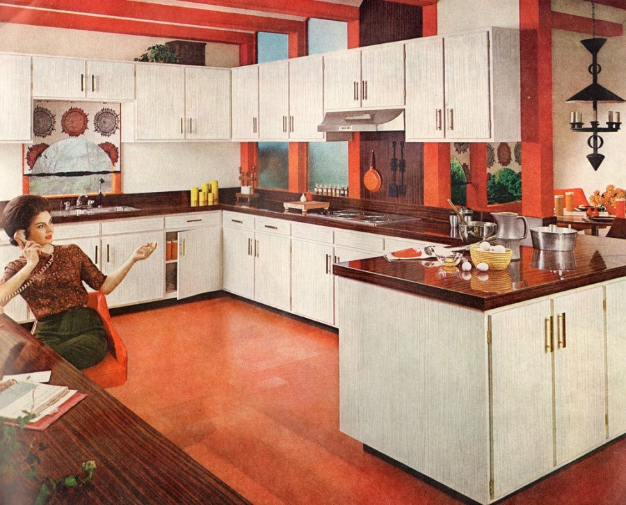 1960s space age kitchen
