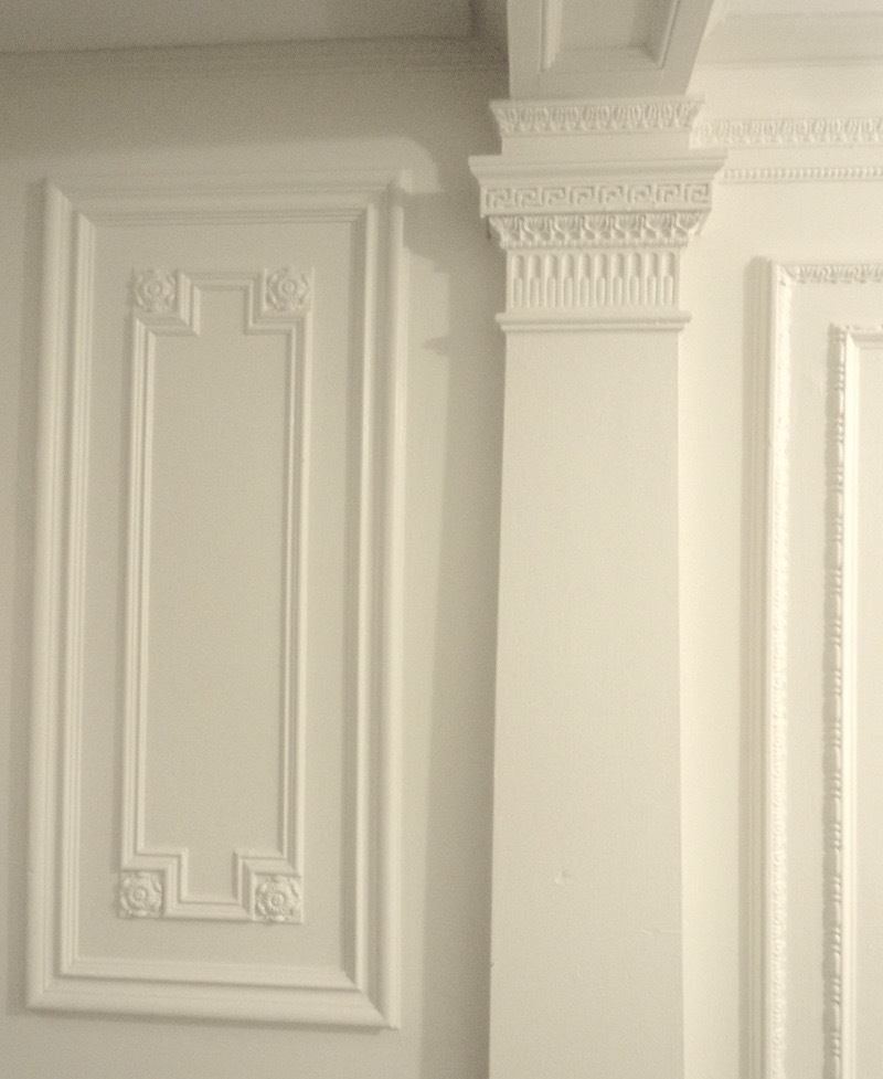 before and after paint original trim white benjamin moore white dove