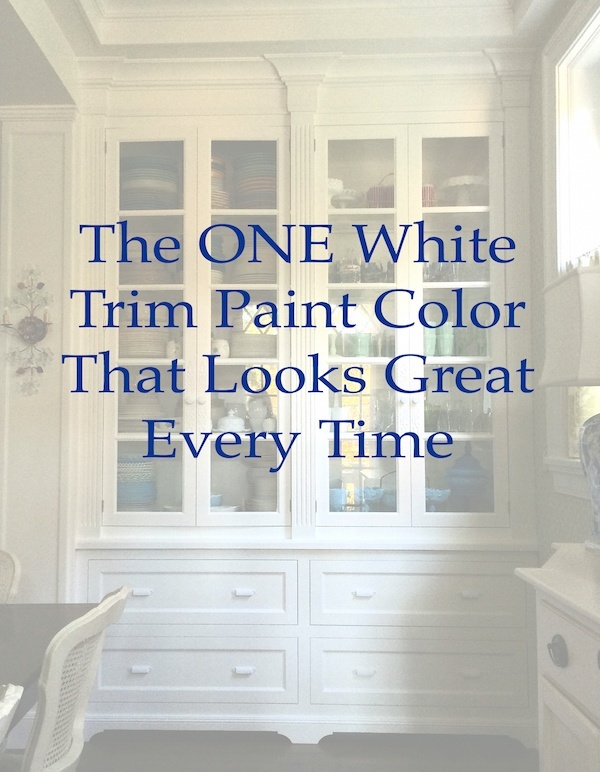 the one white trim and wall color that works every time