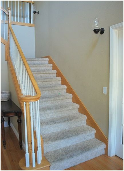 how to paint trim white with carpet