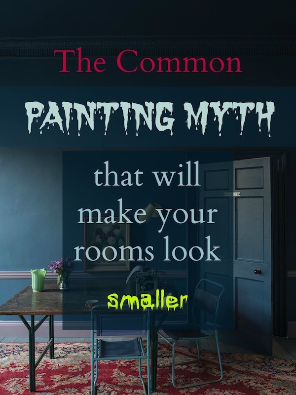 painting-myth-make-rooms-smaller or room appear larger
