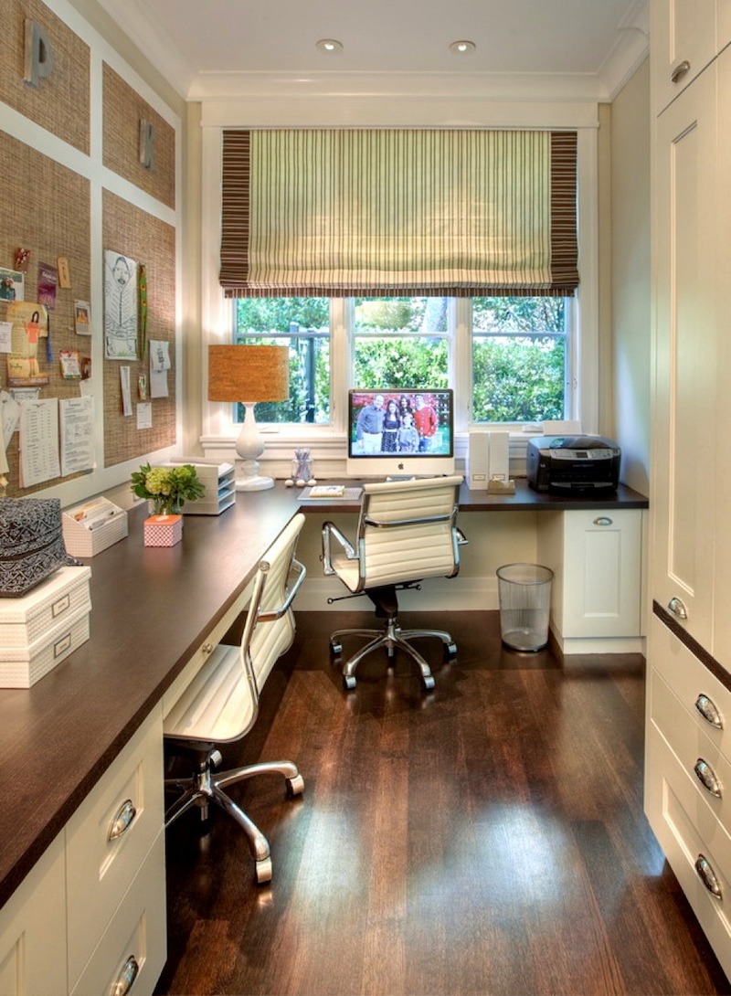 built-desk-and-cottage-traditional-home-office-43173