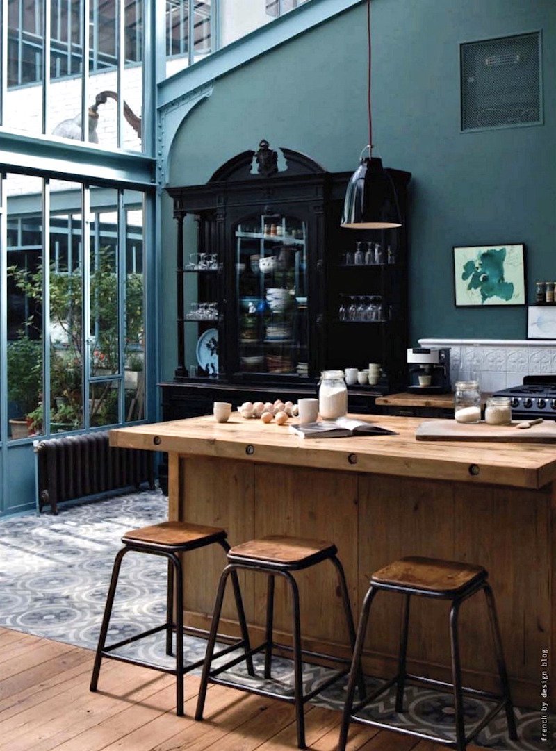 teal-kitchen-industrial-style-decodice.com - Laurel Home