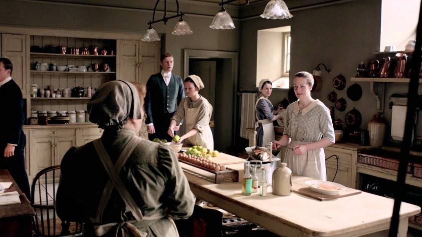 Downton Abbey Kitchen Scene