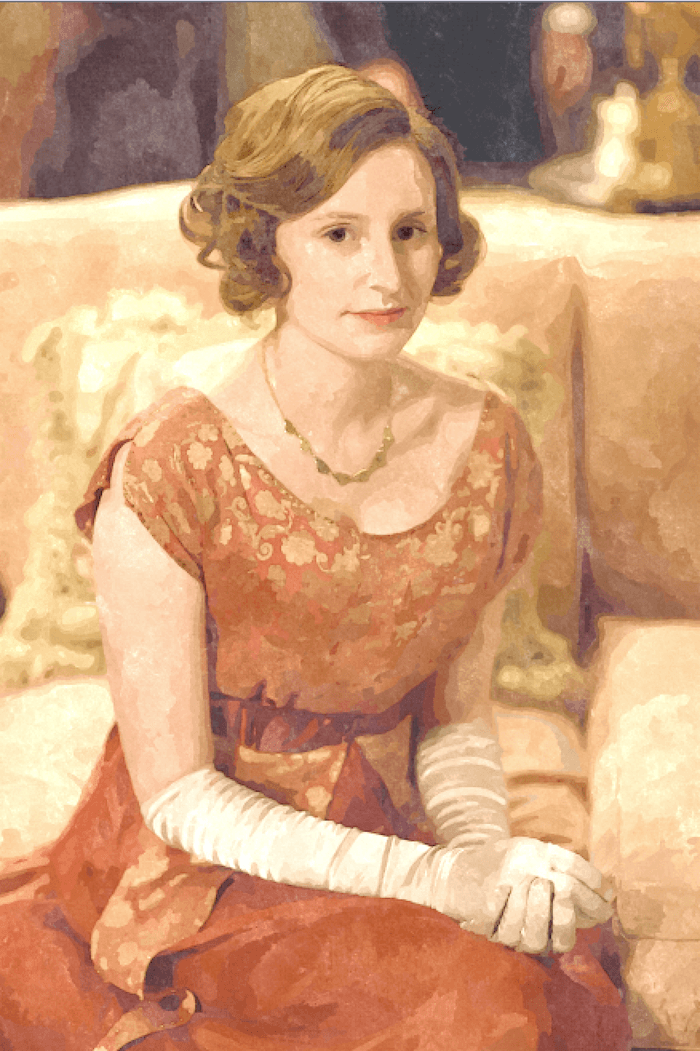 edith downton abbey colors