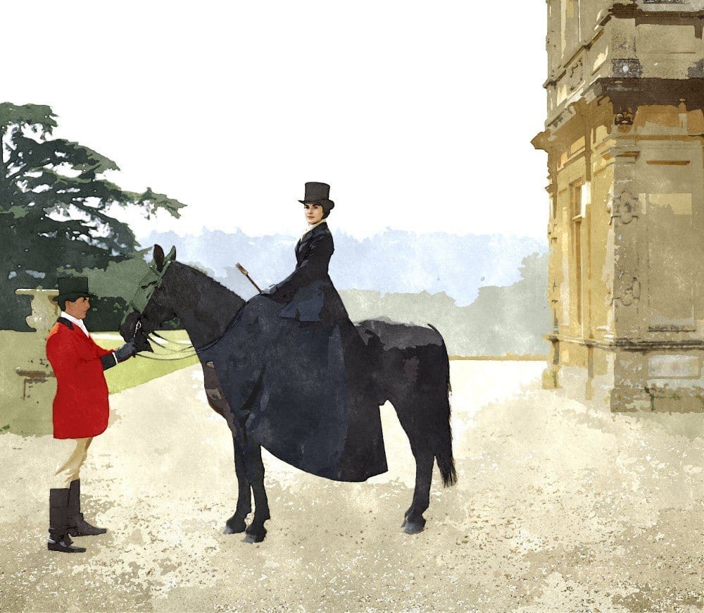 mary-horse-downton-abbey-paint-colors-2