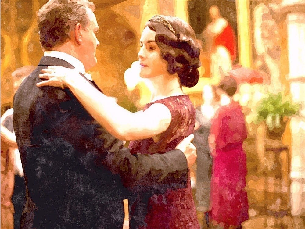 mary-dad-dancing |romantic paint palettes downton abbey