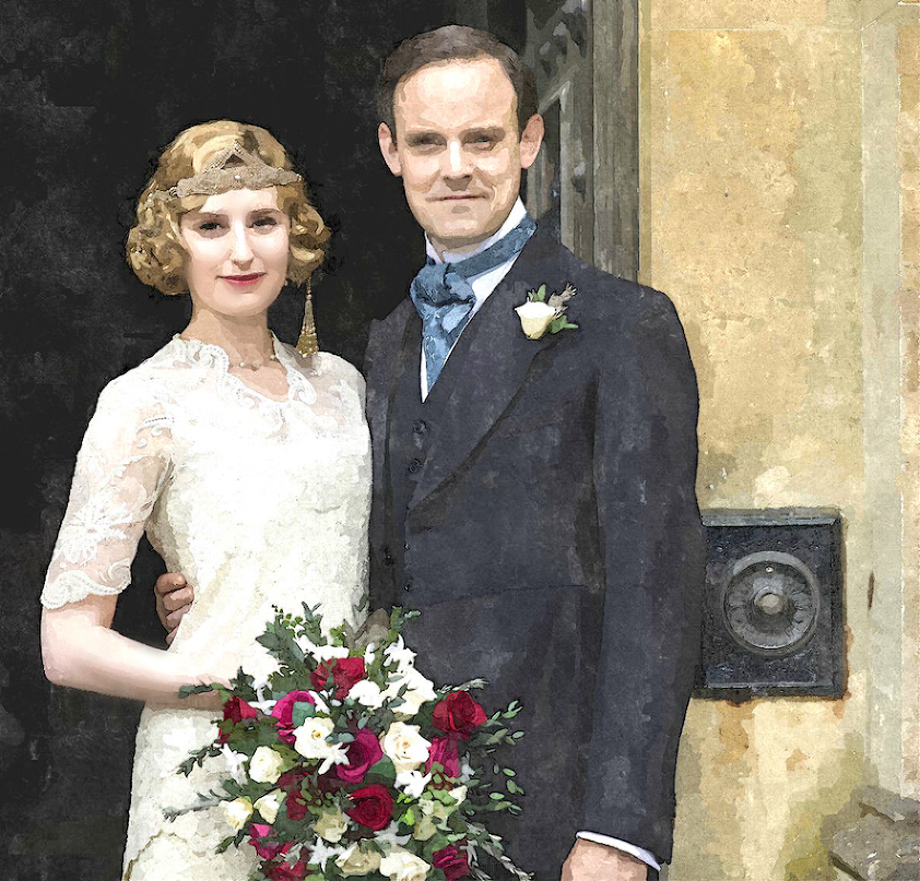 edith-bertie wedding | Downton Abbey | Whole house color palette