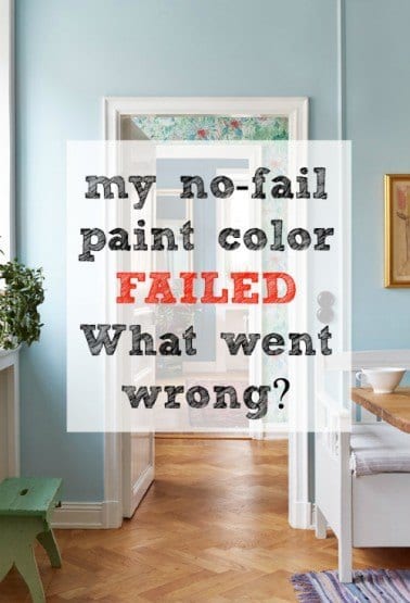 no-fail paint color failed