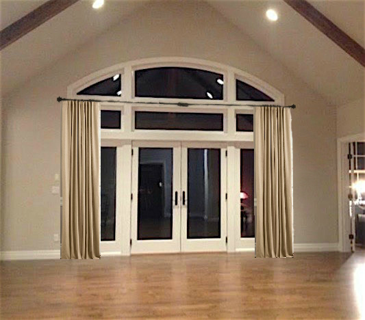 big window drapes