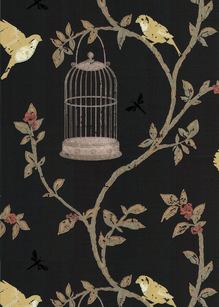 birdcage walk nina campbell powder room wallpaper