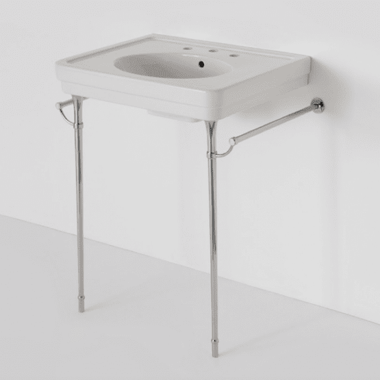 water works console sink powder room Laurel Home