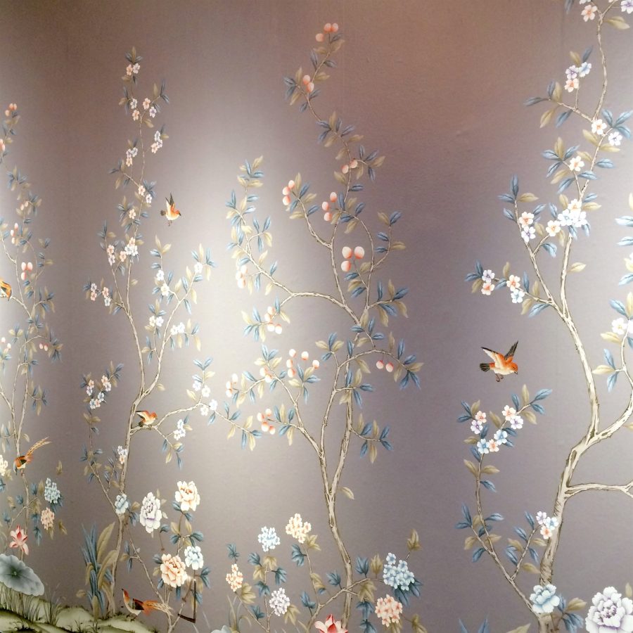 tempaper chinoiserie wallpaper panels | Laurel Home