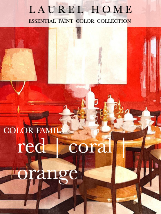 red coral orange