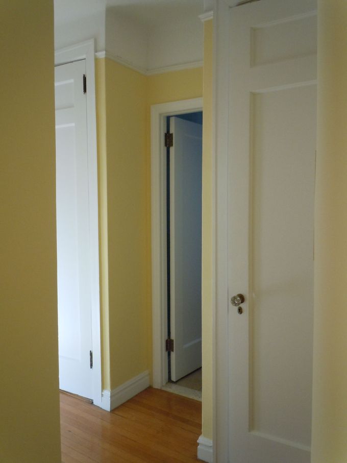 hall and bathroom - my old New York apartment