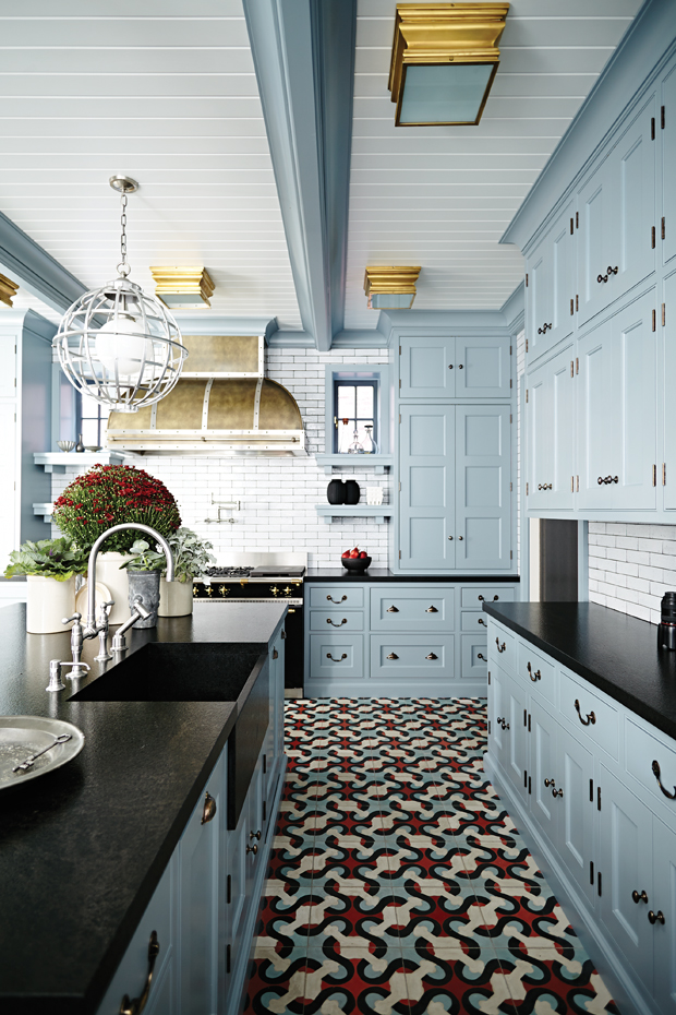 Green Kitchen Cabinets White Countertops 5 james davie toronto home photographer angus ferguson