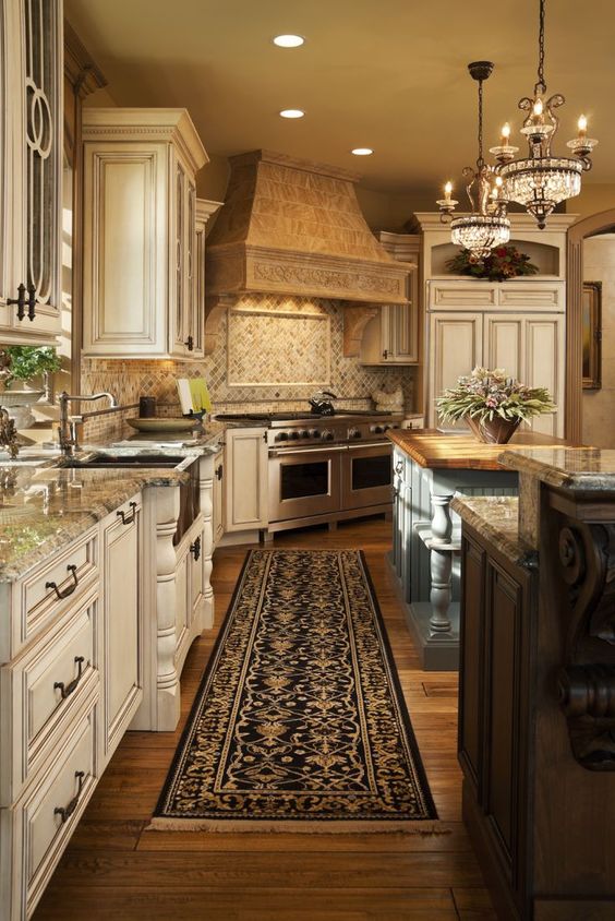 He Loves The Phony French Country Kitchens - Laurel Home