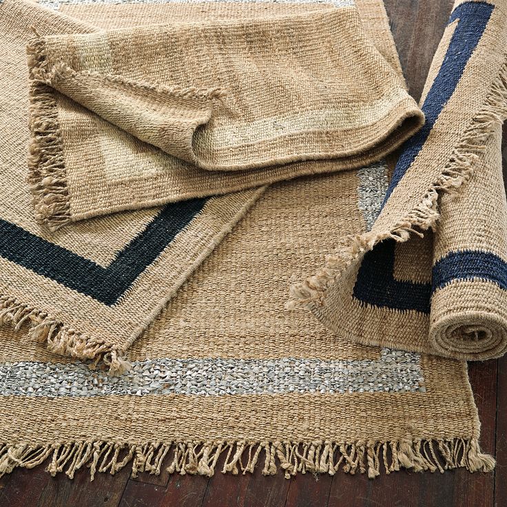 serena and lily jute rug with border