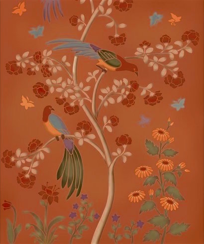 Chinoiserie-stencil-multicolor-wallpaper-asian-oriental copy