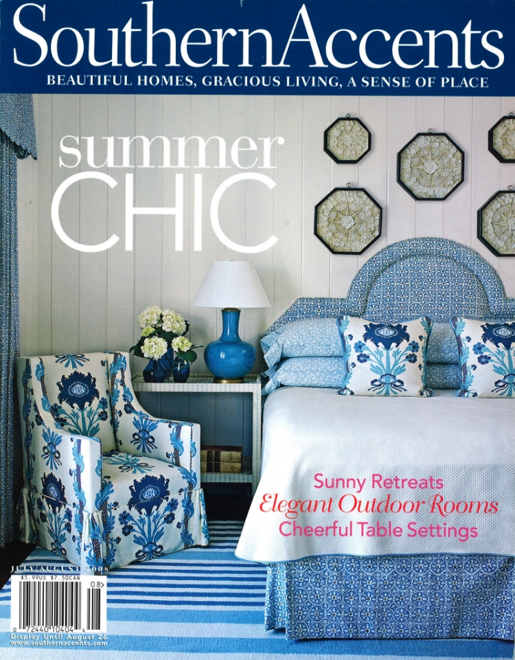 Henriot-Floral-chair-Nitik-II-bed-Phoebe-Howard-Southern-Accents-July-2008