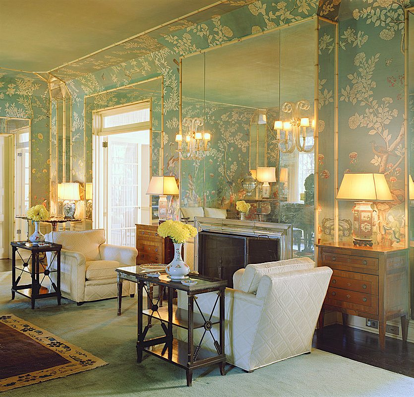 Beautiful Interior by Elsie DeWolfe for Marlene Dietrich via Gracie Studio