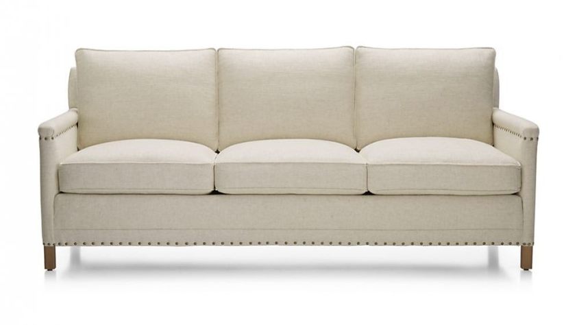 Normal Size Upholstered Furniture, Lee Industries Sofas At Crate And Barrel