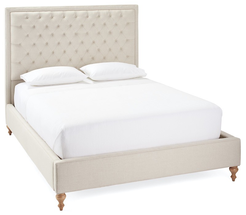 Fulton Tufted bed by Serena and Lily Bedroom Decor