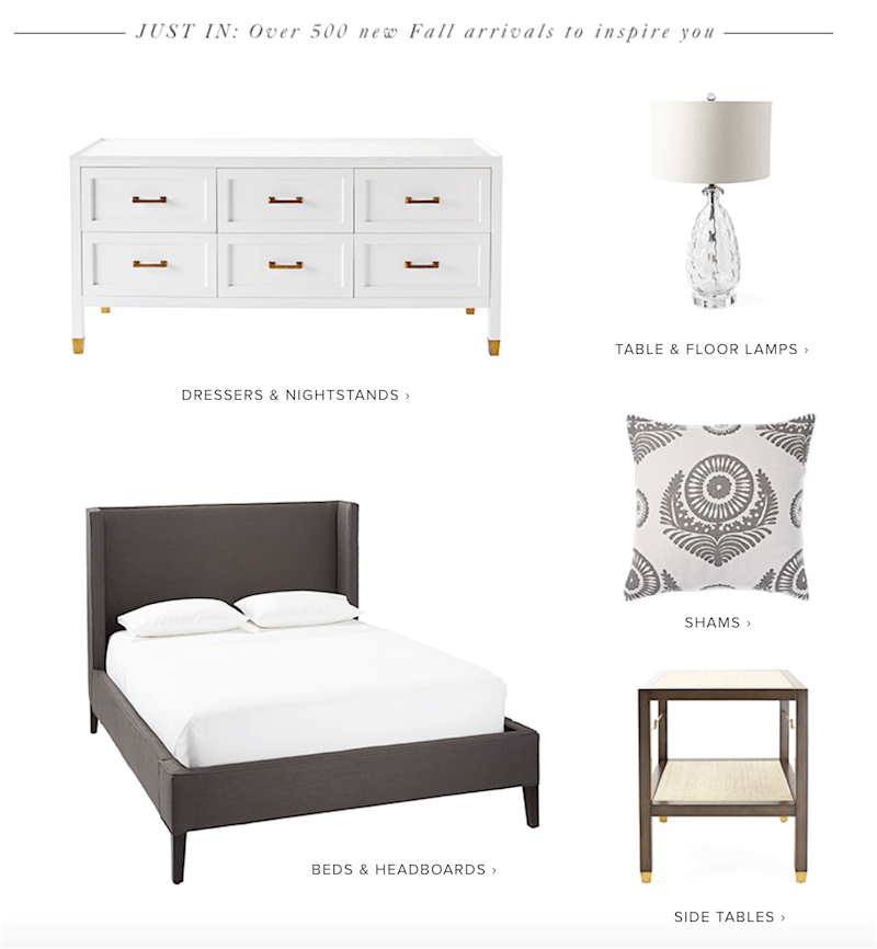 Bedroom furniture - Bedroom Decor from Serena and Lily