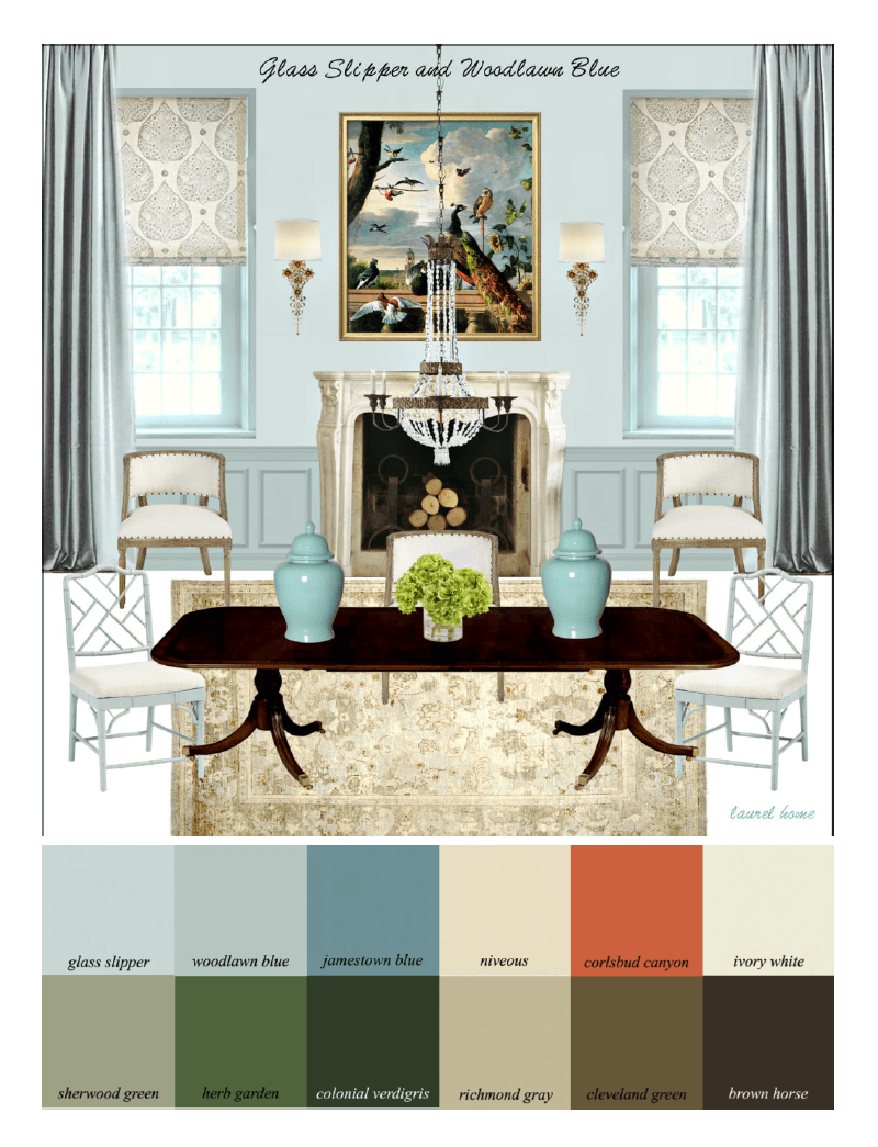 The Laurel Home Paint Palette and Home Furnishings Collection is
