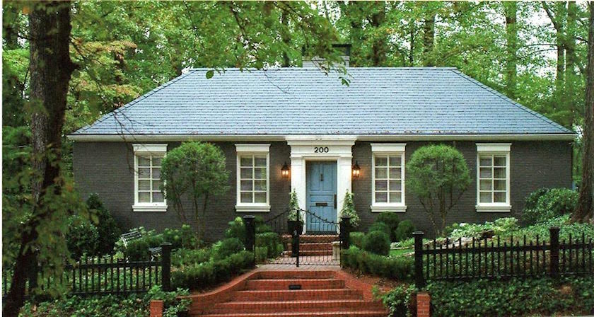 Nancy Keyes incredible painted brick home in Atlanta (it was sold several years ago)