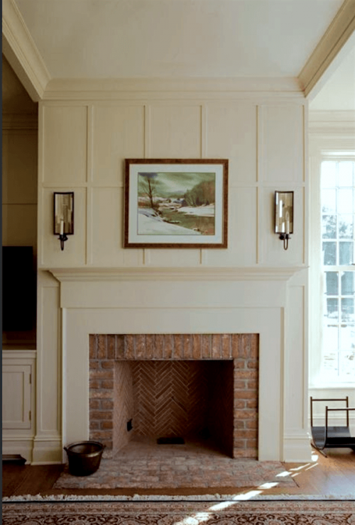 My Husband Loves Our Ugly Brick Fireplace Laurel Home - Can You Drywall Over Brick Fireplace