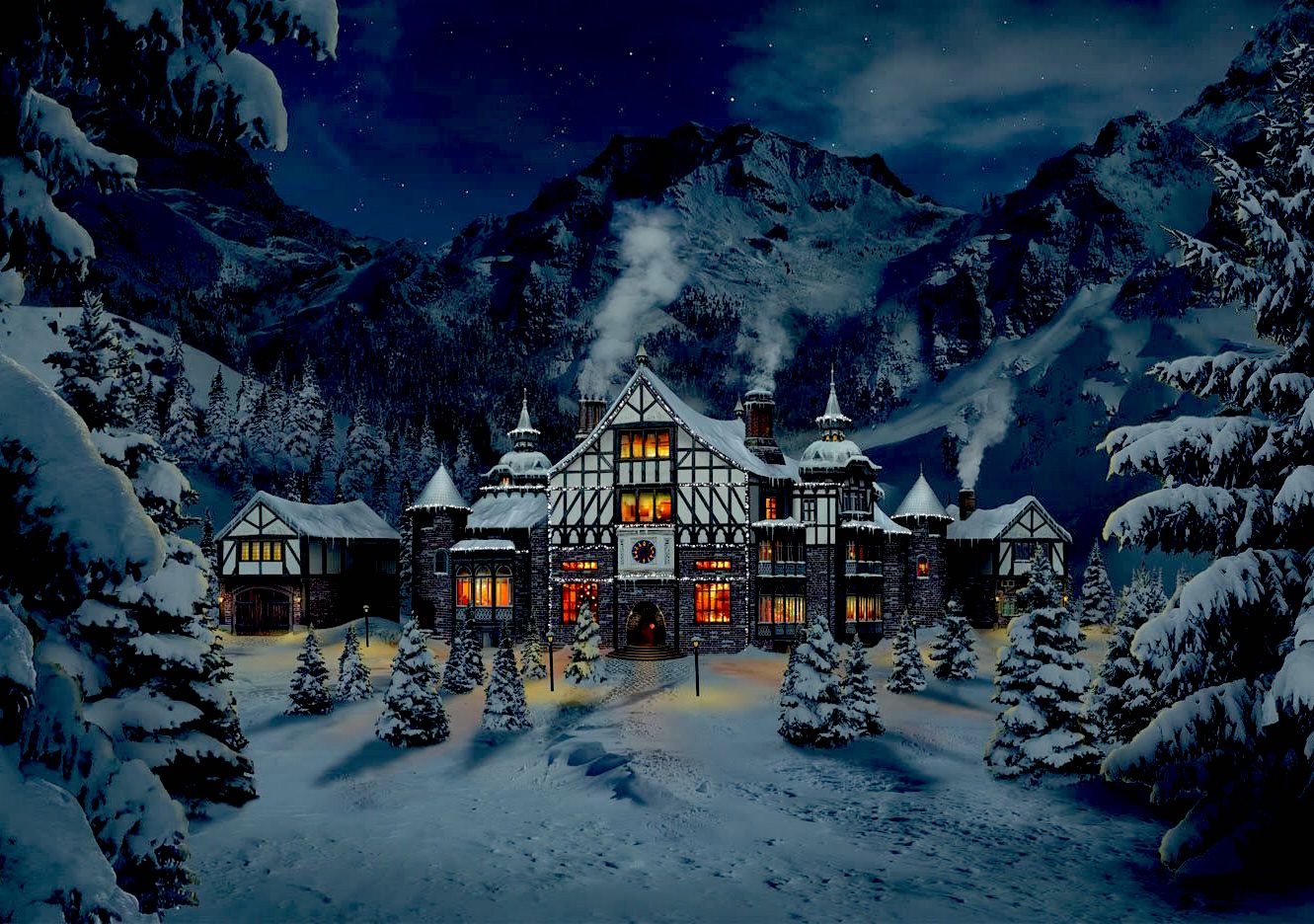 Santas winter home